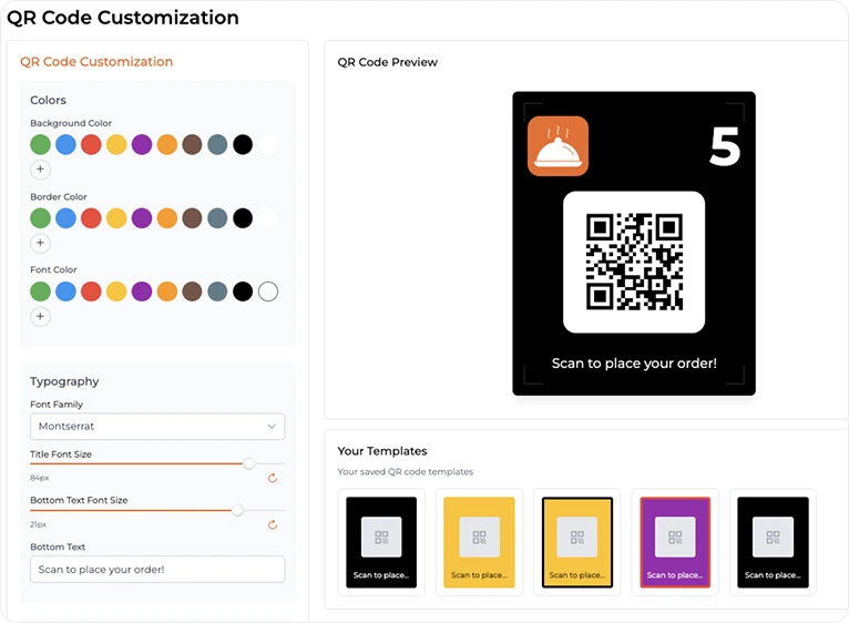 QR Code Customization Preview